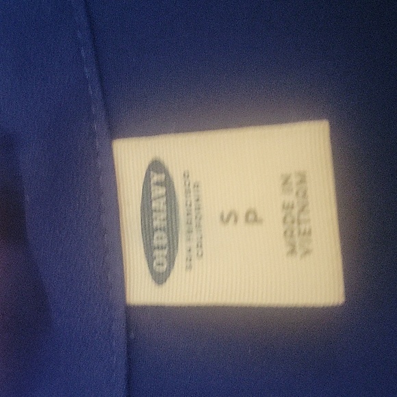 Old Navy Blue button-down  shirt for women size small petite - Picture 2 of 4